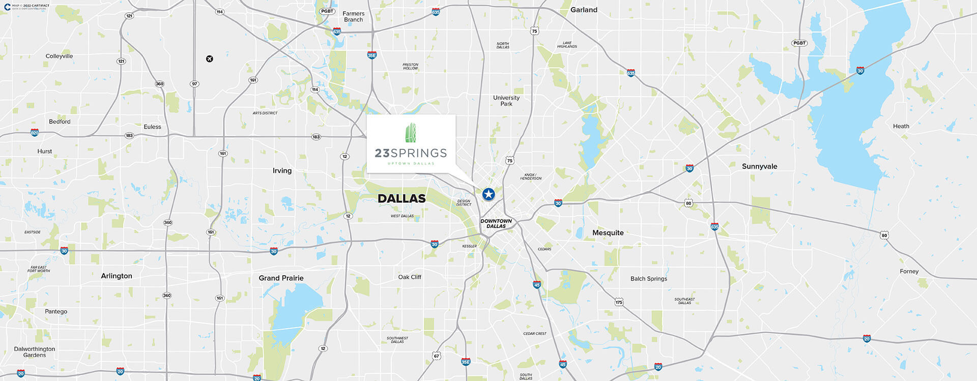 23Springs location map