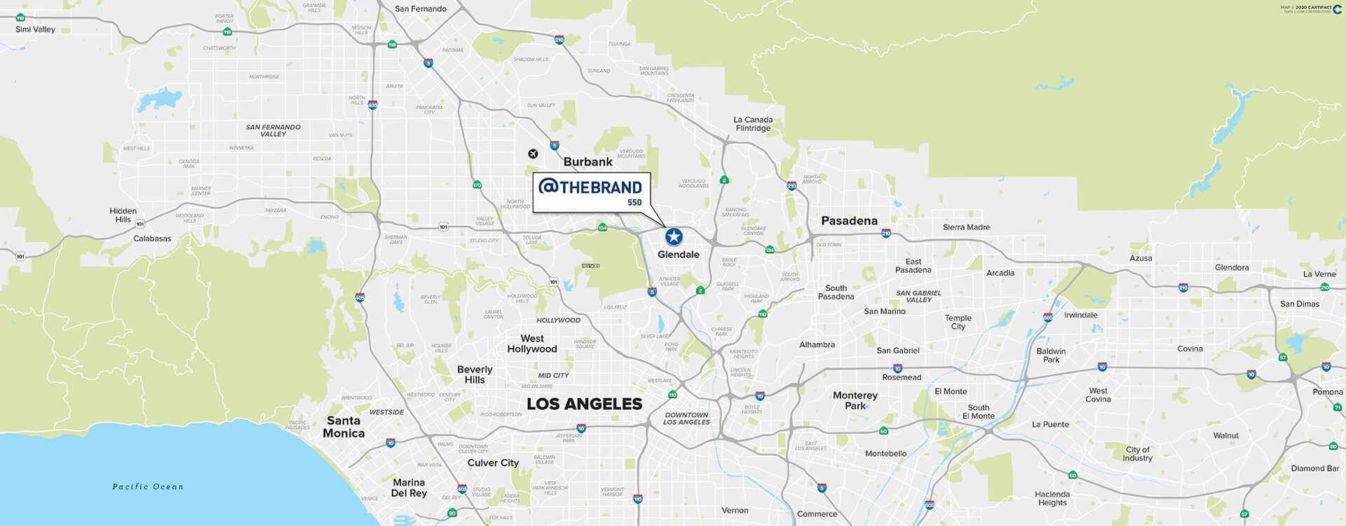 550 @TheBrand location map