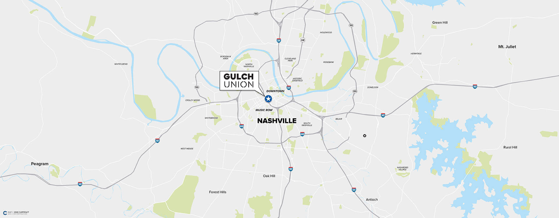 Gulch Union location map
